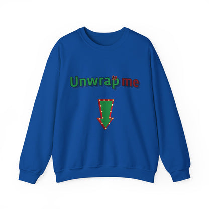 Unwrap me christmas sweater