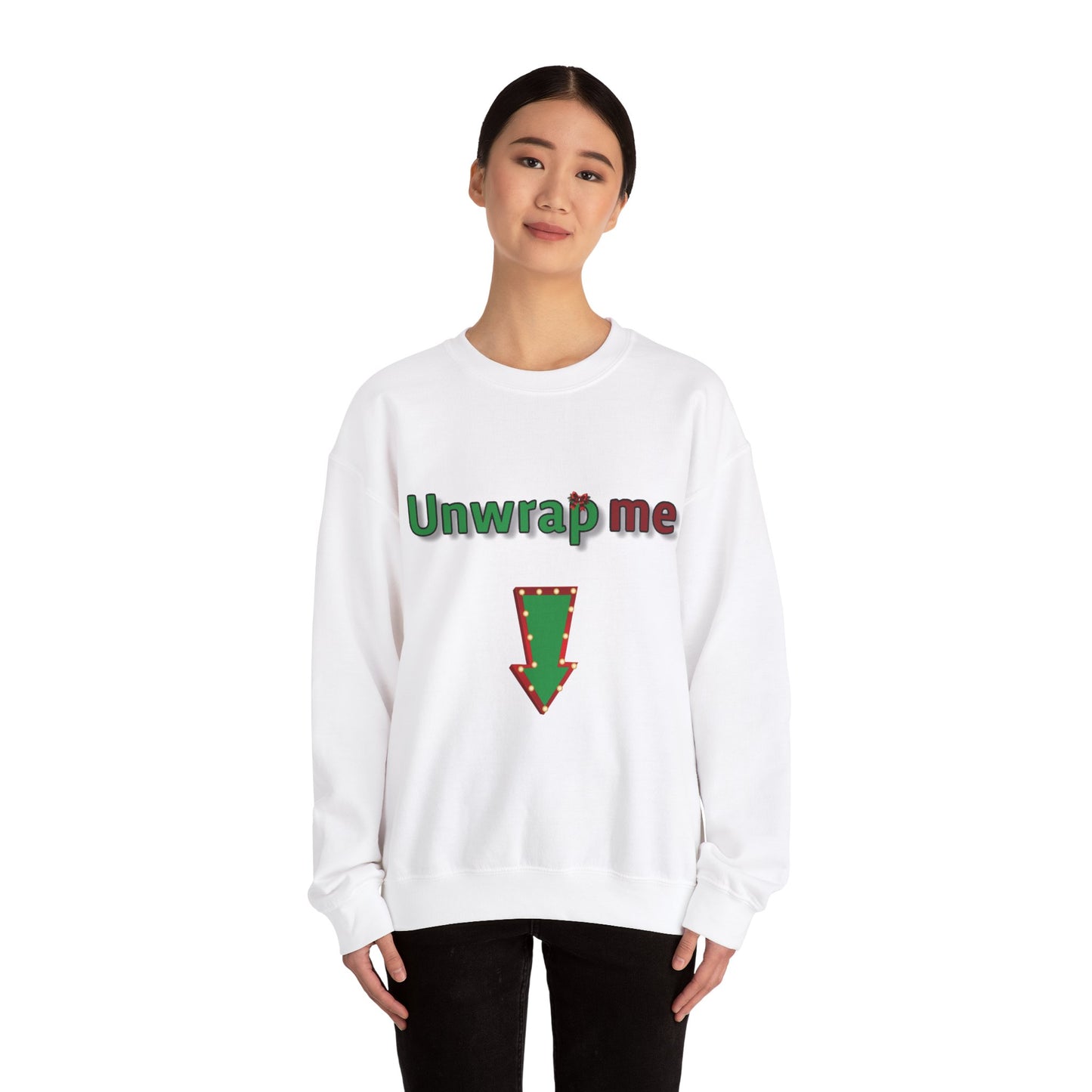 Unwrap me christmas sweater