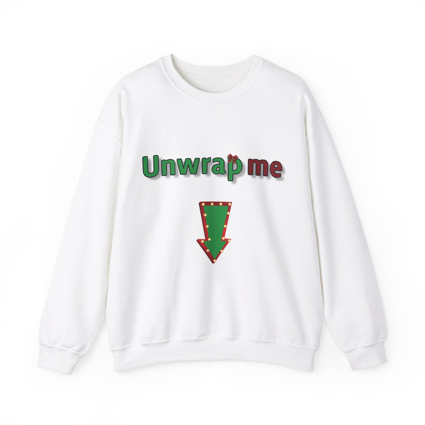 Unwrap me christmas sweater