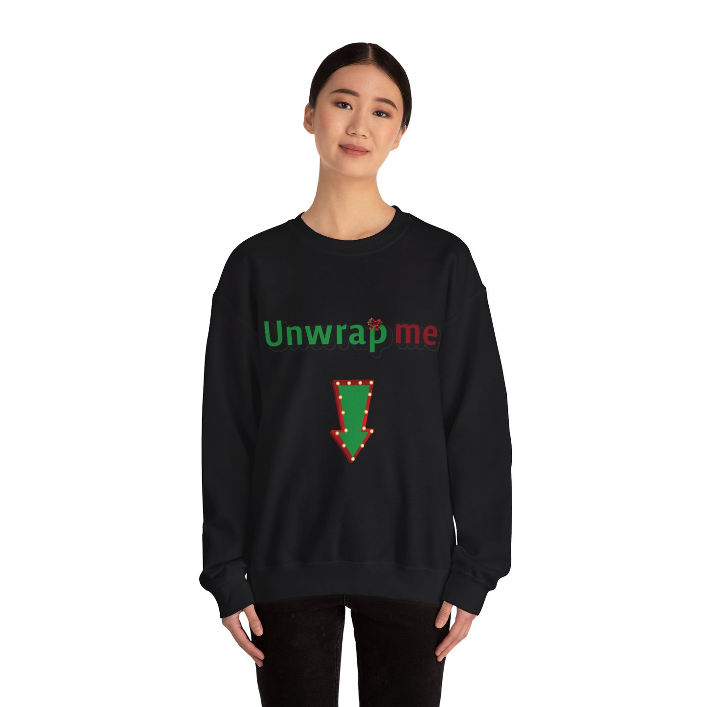 Unwrap me christmas sweater