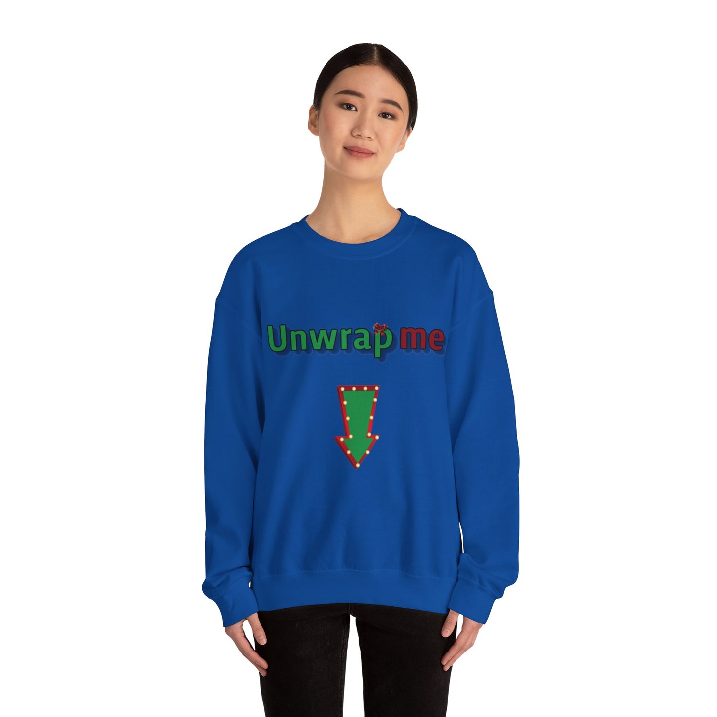 Unwrap me christmas sweater